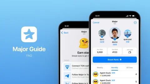 Cómo ganar estrellas ⭐ de Telegram con la aplicación MAJOR