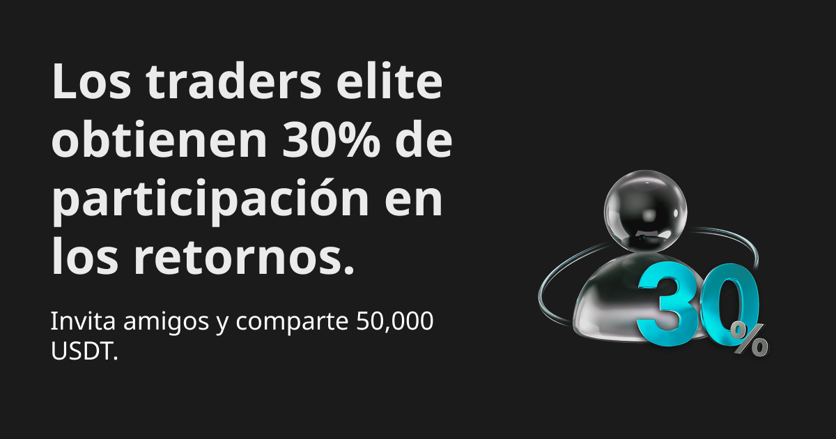 Los nuevos traders elite disfrutan de un 30% de participación en los retornos durante 14 días: ¡Invita a nuevos usuarios y llévate una parte de 50,000 USDT! image 0