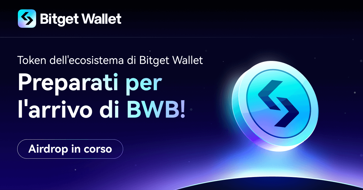 Airdrop di 50 milioni di BWB: lancio ufficiale del token dell'ecosistema di Bitget Wallet! image 0