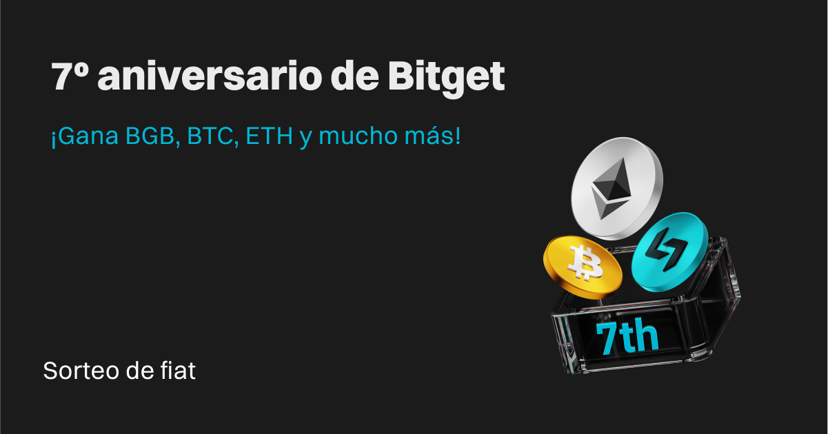 7º aniversario de Bitget: ¡El mayor sorteo de fiat! image 0