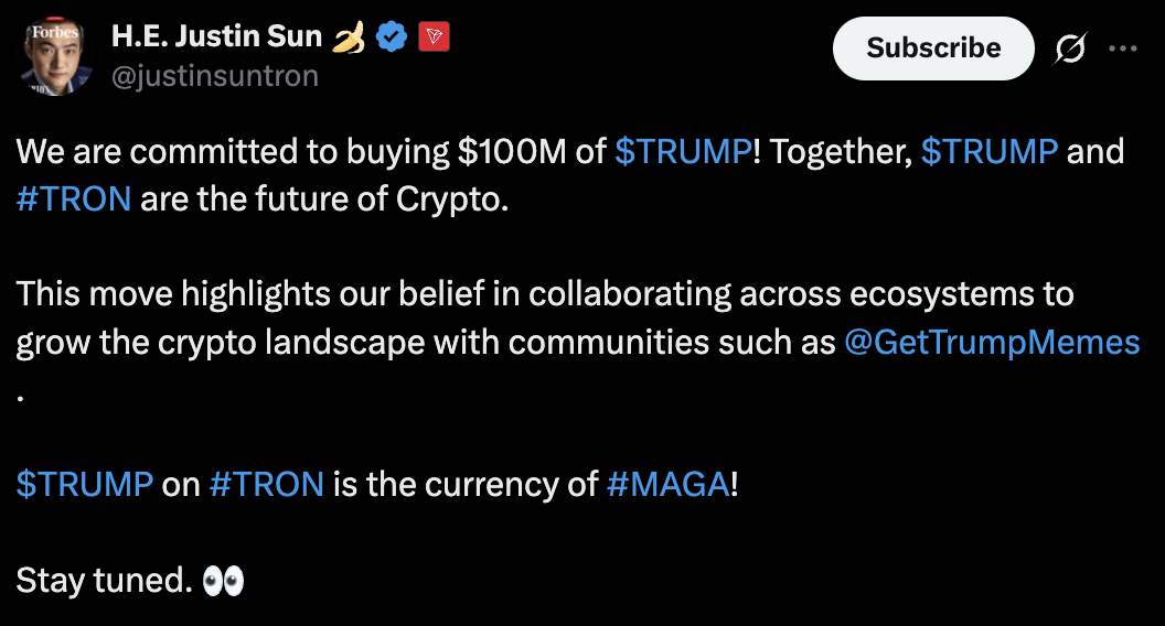 TRUMP Token Unlock Set for July 18, 2025: 90 Million Tokens, Justin Sun’s Involvement, and Market Reactions image 2