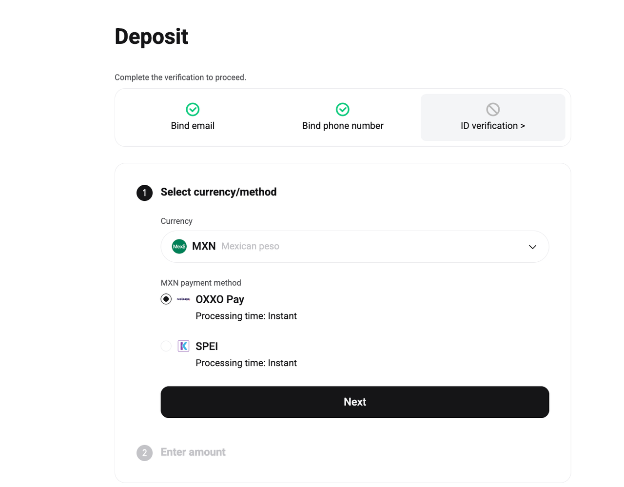 How to Deposit LATAM Currencies on Bitget Website? image 1
