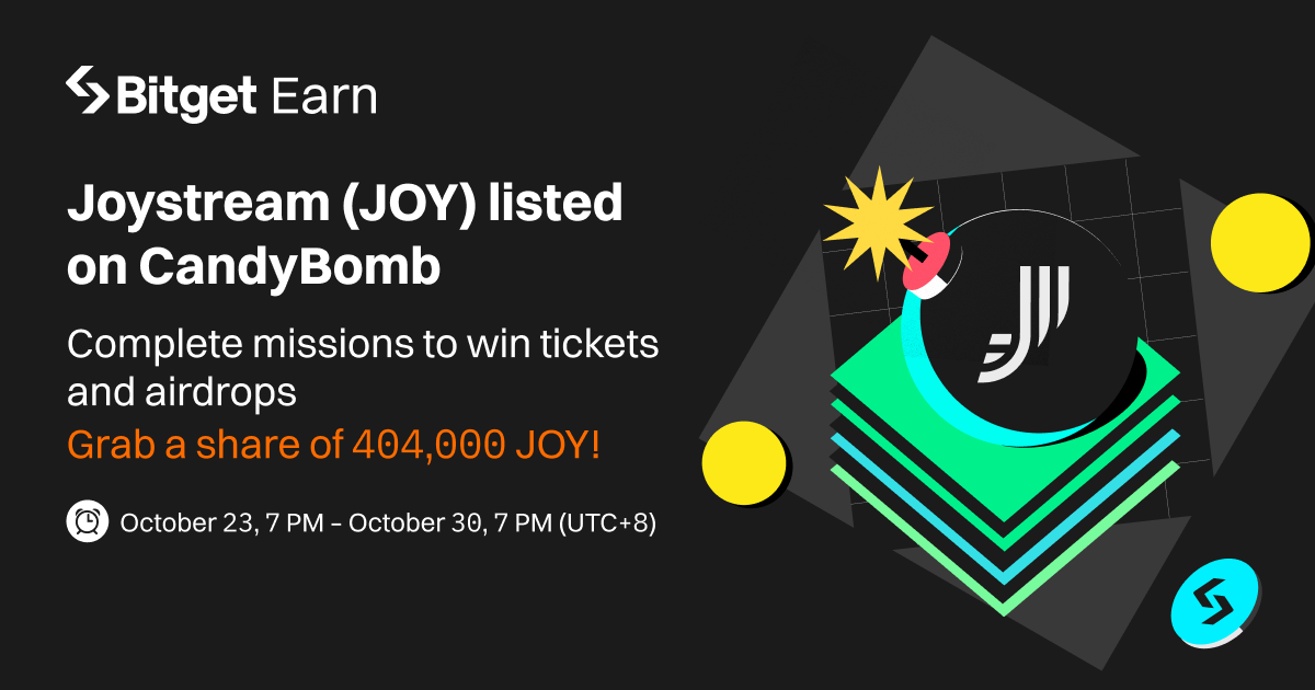 New users only: Deposit and trade in CandyBomb to earn JOY! image 0