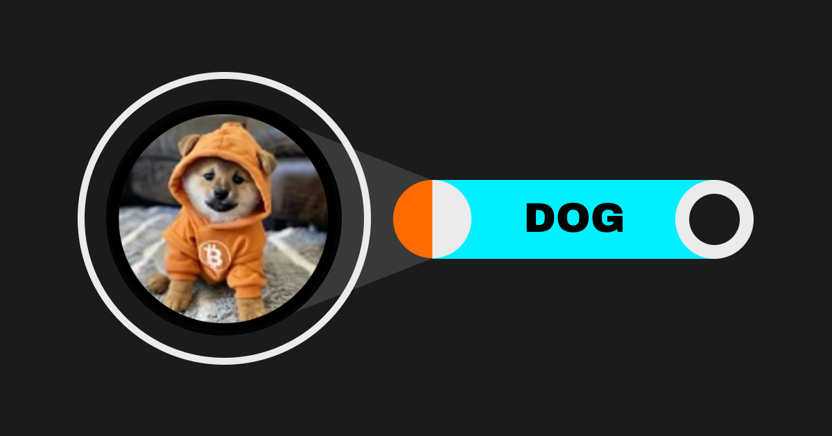 DOG (DOG): The Fair and Community-Driven Meme Coin on the Bitcoin Blockchain