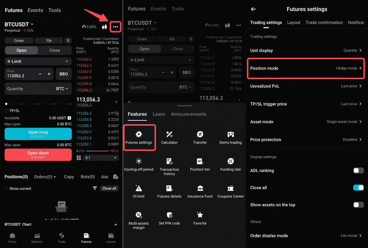 Bitget Beginner's Guide—Hedge Mode and One-way Mode Explained image 2