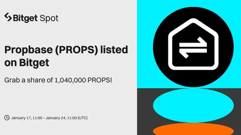 Propbase (PROPS) will be listed on Bitget. Come and grab a share of 1,040,000 PROPS!