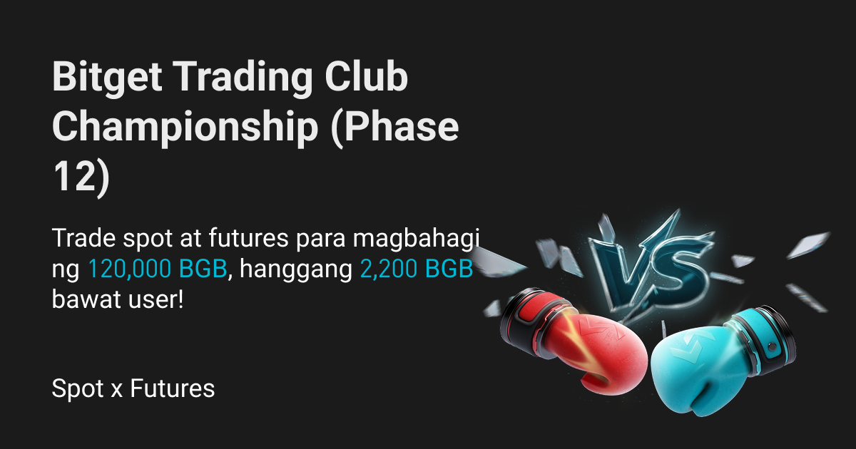 Bitget Trading Club Championship (Phase 12)—Trade spot at futures para magbahagi ng 120,000 BGB, hanggang 2,200 BGB bawat user! image 0