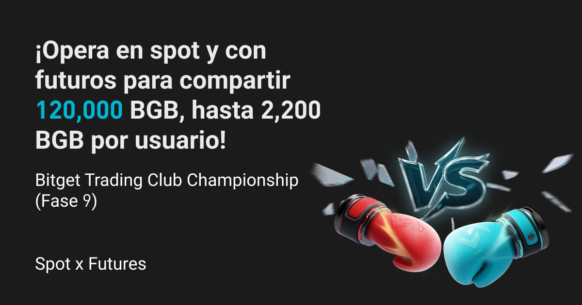 Bitget Trading Club Championship (Fase 9): ¡Opera en spot y con futuros para compartir 120,000 BGB, hasta 2,200 BGB por usuario! image 0