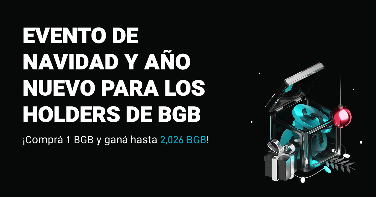 Evento de Navidad y Año Nuevo para los holders de BGB: ¡Comprá 1 BGB y ganá hasta 2,026 BGB! image 0