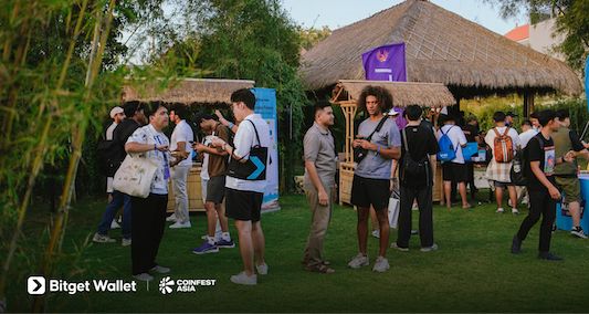 Bitget Wallet at Coinfest Asia 2026: Panels, Pins, and a Bali Sunset image 4