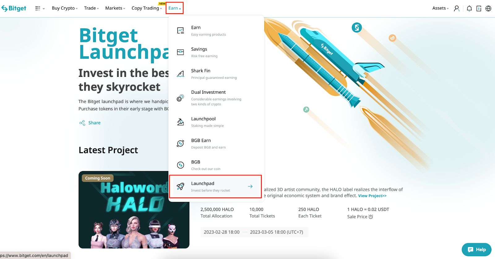 Learn and Earn: Bitget x Haloworld (HALO) Launchpad image 1
