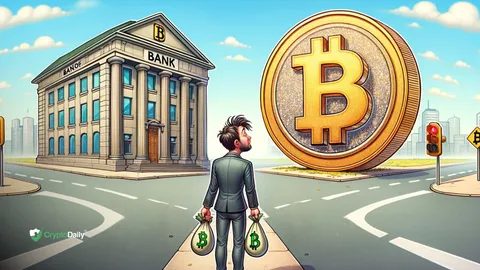 Into the bank or into bitcoin?