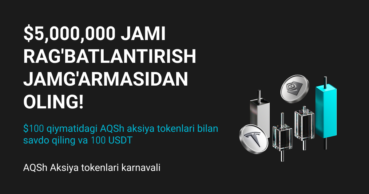 AQSh Aksiya tokenlari karnavali boshlandi – o'tkazib yubormang! image 0