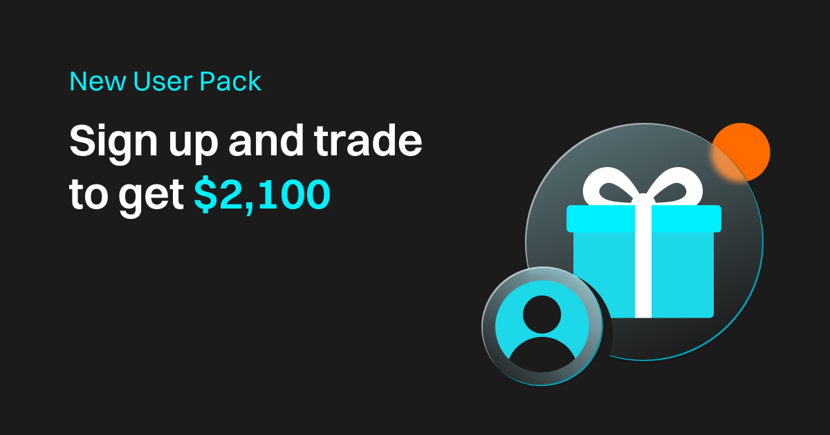 New user pack: Sign up to get $2,100