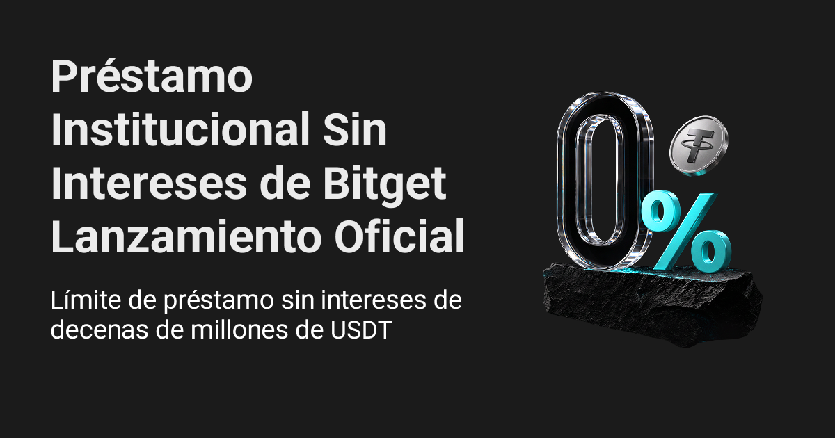 Programa de préstamos sin intereses de Bitget