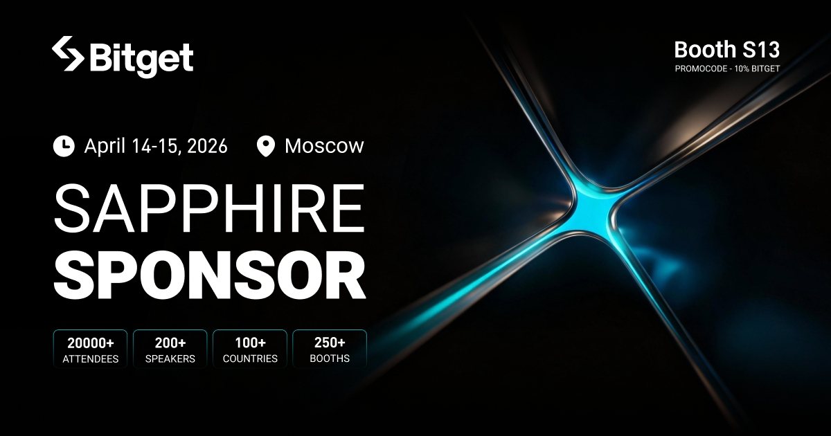 Bitget Becomes Sapphire Sponsor of the Major Crypto Event of 2026 — Blockchain Forum
