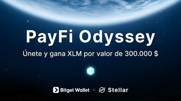 Bitget Wallet X Stellar – PayFi Odyssey: Completa tareas para compartir 300,000$ en recompensas