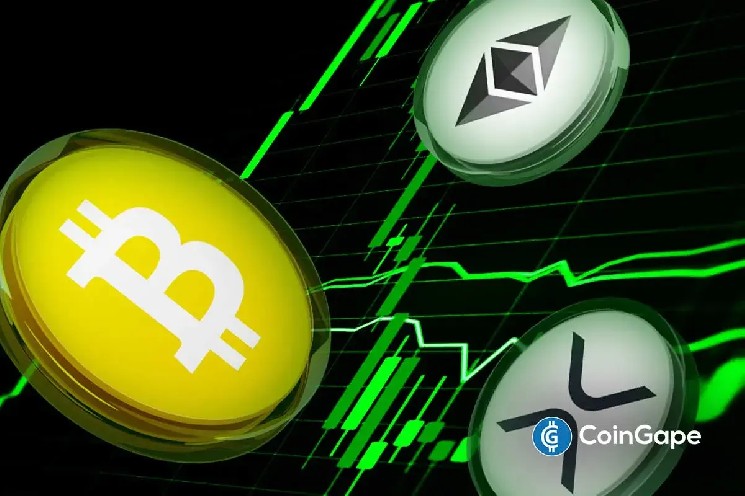Crypto Prices Today: Bitcoin, Ethereum and XRP Turn Green