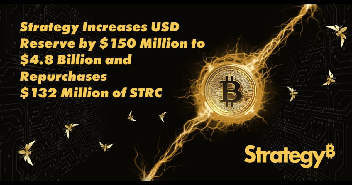 ストラテジー、ビットコイン購入停止継続 MSTR株売却で530億円調達  image 0