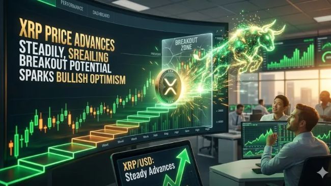 XRP Price Advances Steadily, Breakout Potential Sparks Bullish Optimism image 1