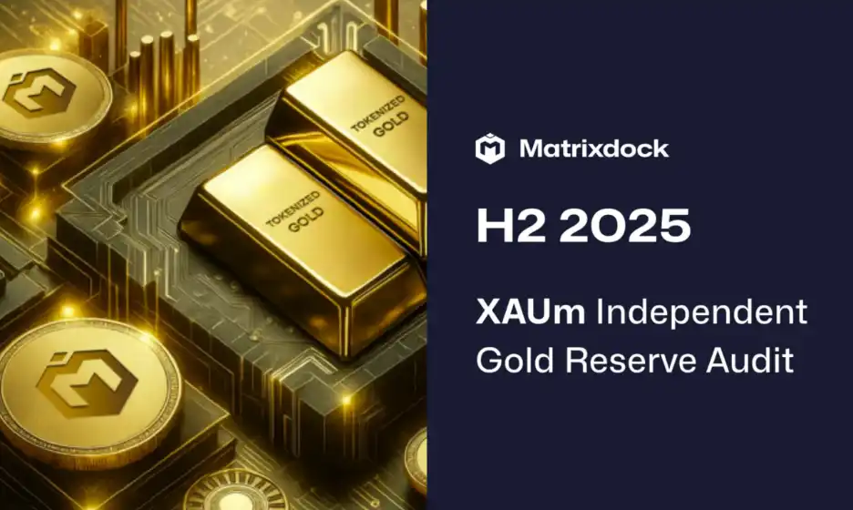 Matrixdock发布最新半年度实物黄金审计报告，强化实物黄金透明度实践 image 0