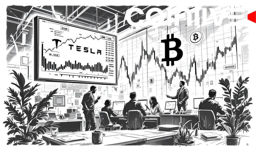 Tesla Surpasses Bitcoin in Market Cap Amid Crypto Decline
