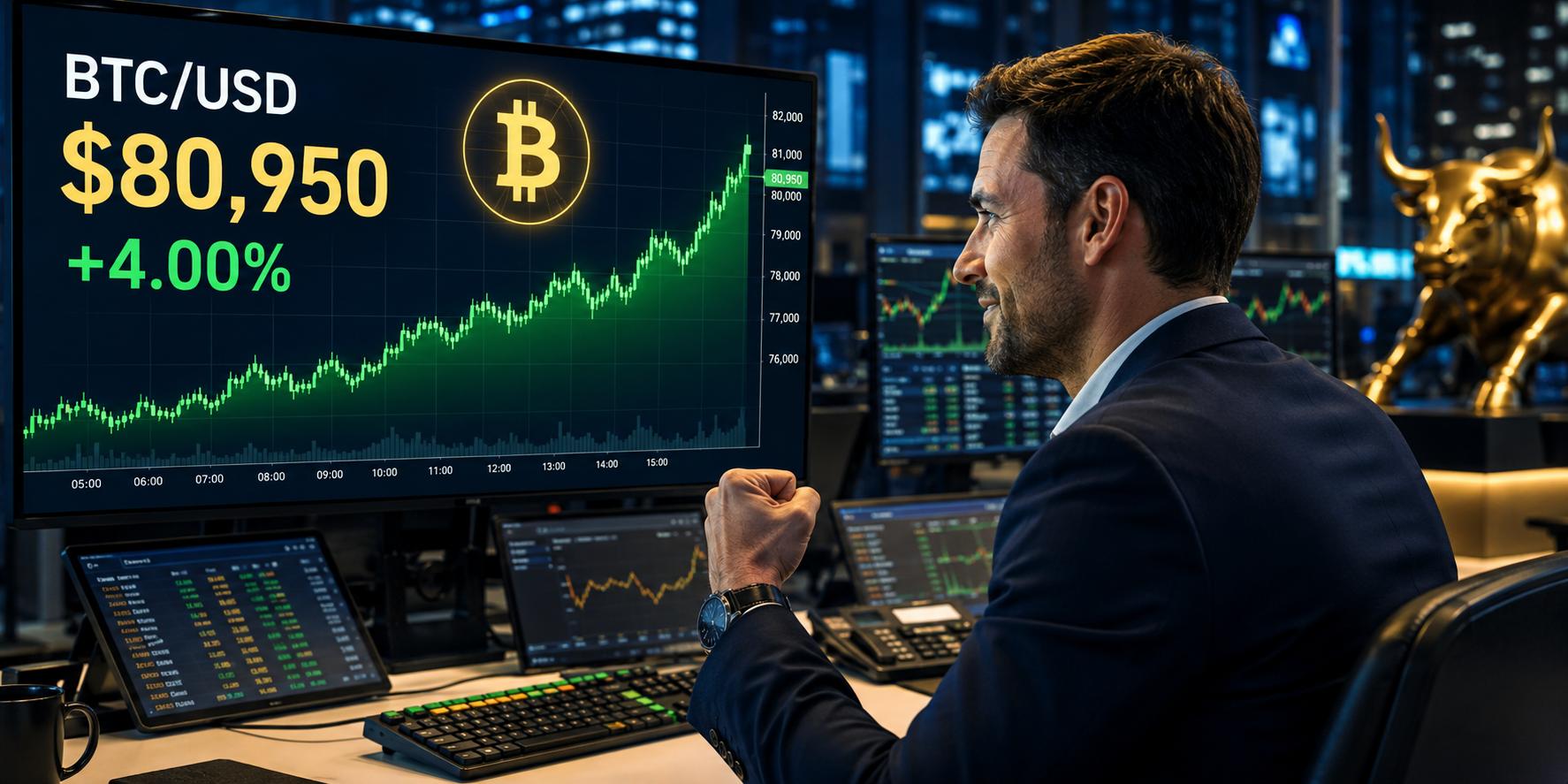 Bitcoin holds above $80,800 as bulls target $85k ahead of NFP image 0