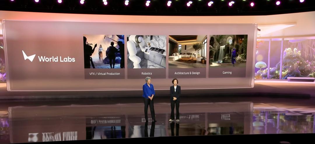 刚刚，苏妈李飞飞两大女王合体！AMD 550亿吞下世界模型 image 7