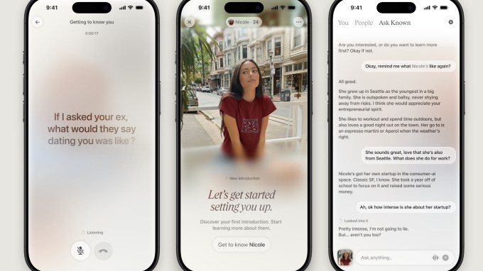 Known uses voice AI to help you go on more in-person dates image 0