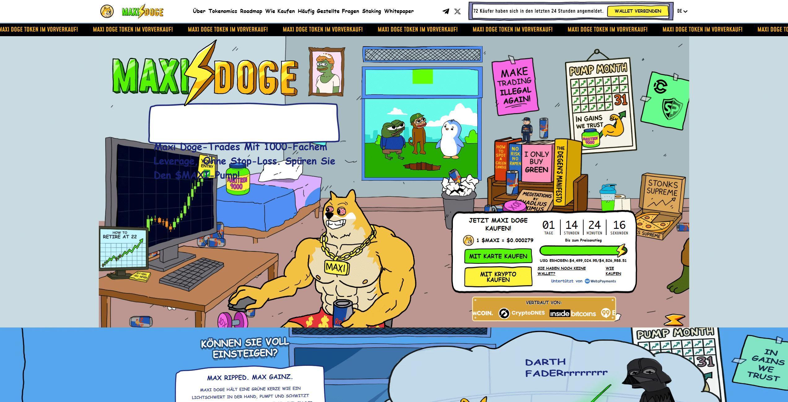 Dogecoin am Wendepunkt: ETF, Akkumulation und der Aufstieg von Maxi Doge als spekulativer Hebel für 2026 image 1