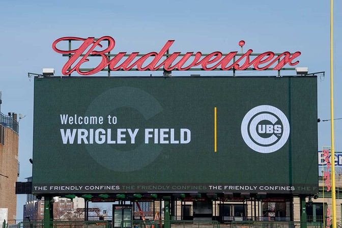 Bolder, Brighter Moments Coming to Wrigley Field with Enhanced Daktronics LED Displays image 1