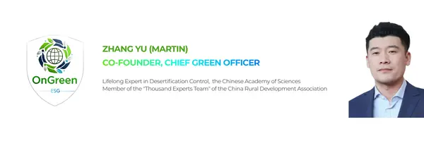 Il co-fondatore di OnGreen, Zhang Yu, è stato nominato Chief Green Officer per accelerare la trasformazione verde del “Oasis Journey” in Medio Oriente.