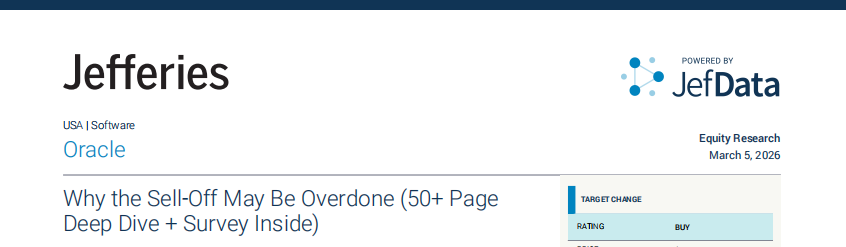 После обвала акций Oracle: почему Jefferies считает, что рынок может быть чрезмерно пессимистичным image 1