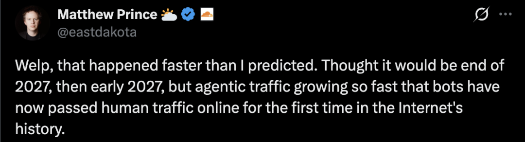 今天,互联网不再只属于人类!Cloudflare实锤机器流量反超 image 2