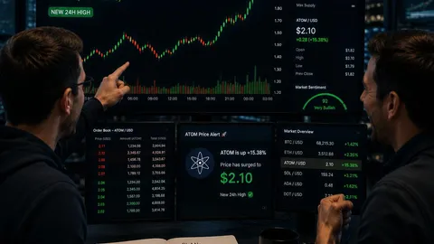 ATOM extends rally, surges above $2.10 with bullish momentum