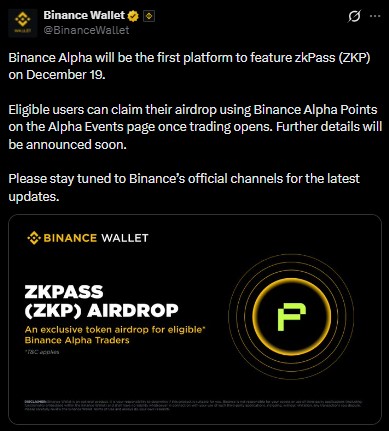 zkPass 空投和上线日期公布：ZKP 代币上线后价格会达到 1 美元吗？  image 0