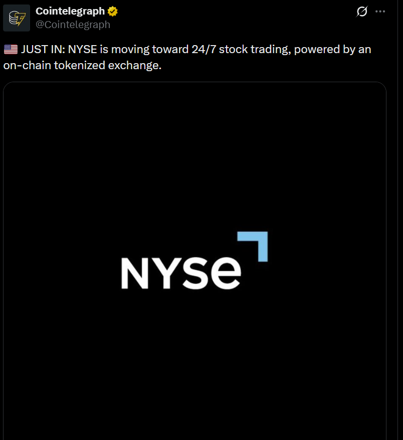 TD Securities sees NYSE tokenization as institutional turning point image 0