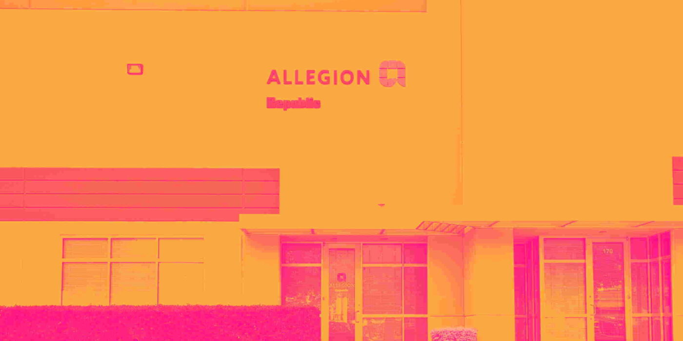 Why Allegion (ALLE) Stock Is Trading Lower Today