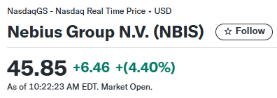 沒有人比我更懂 NBIS ！美股10x Stock image 1