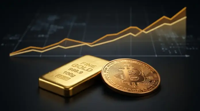 Bitcoin-Korrelation zu Gold steigt über 50 Prozent image 0