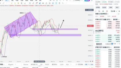 8.18比特币上涨了,后续多头将大概率延伸,并突破新的高点