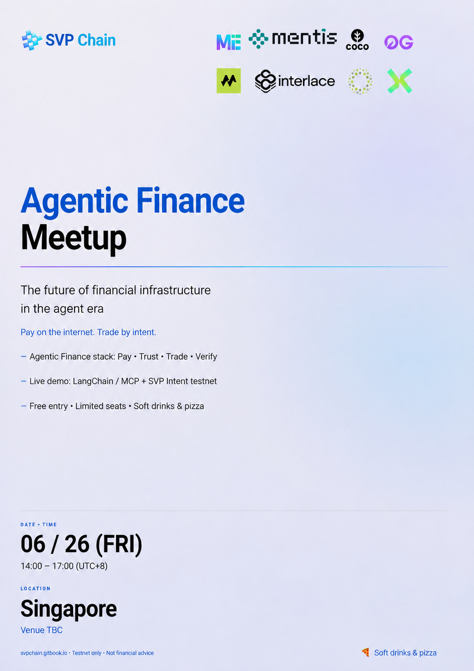 活动现场回顾｜新加坡6月26日SVP Chain主办Agentic Finance Panel：智能体金融浪潮下加密价值重构与落地路径 image 0