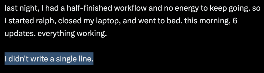 硅谷深夜不写一行代码！放羊大叔Ralph引爆奇点，睡一觉AI全跑通 image 2