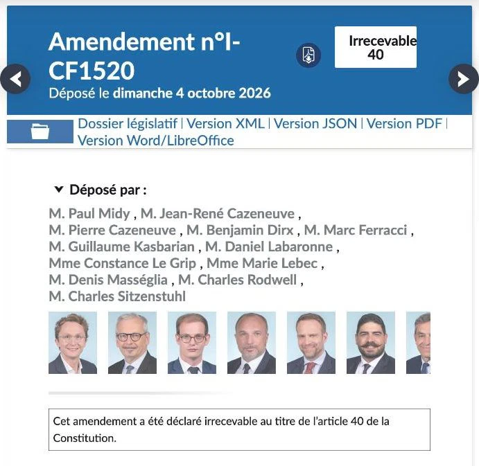 Les 10 amendements crypto du budget 2027 décryptés : stablecoins taxés, wallets fichés, Midy recalé image 1