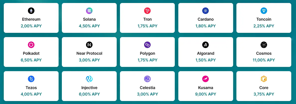 Finst double son offre de staking en ajoutant 8 nouvelles cryptos éligibles image 0