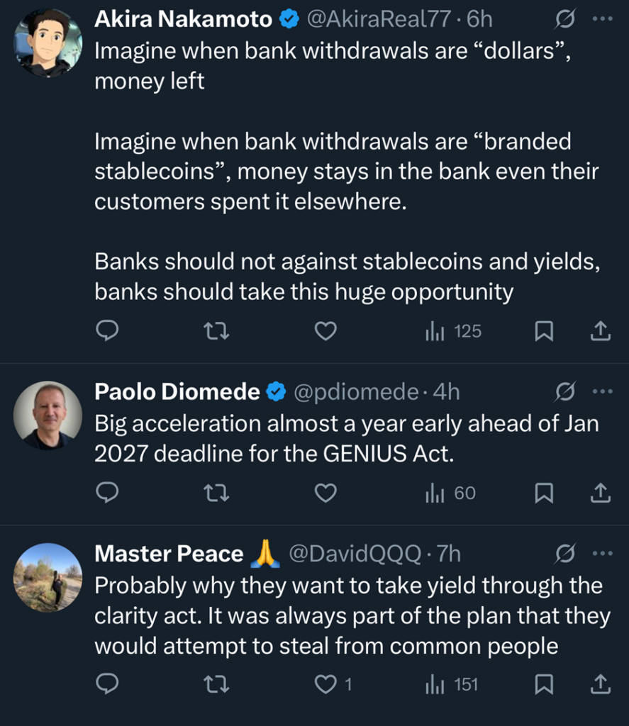 أخبار العملات الرقمية قانون GENIUS Act يضع قواعد العملات المستقرة للبنوك أولاً