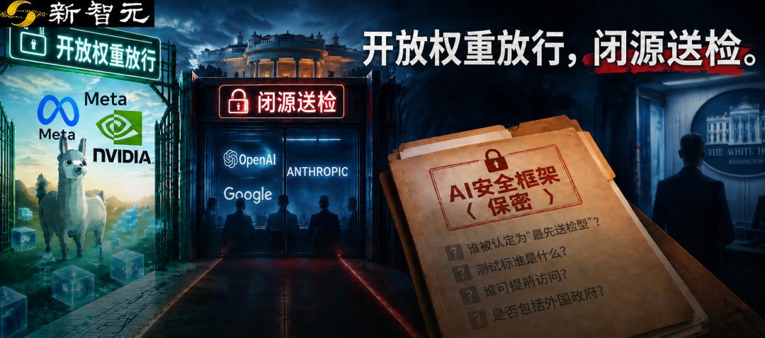 美国AI安全新规出炉！最强闭源模型自愿送测，开放权重直接放行 image 0