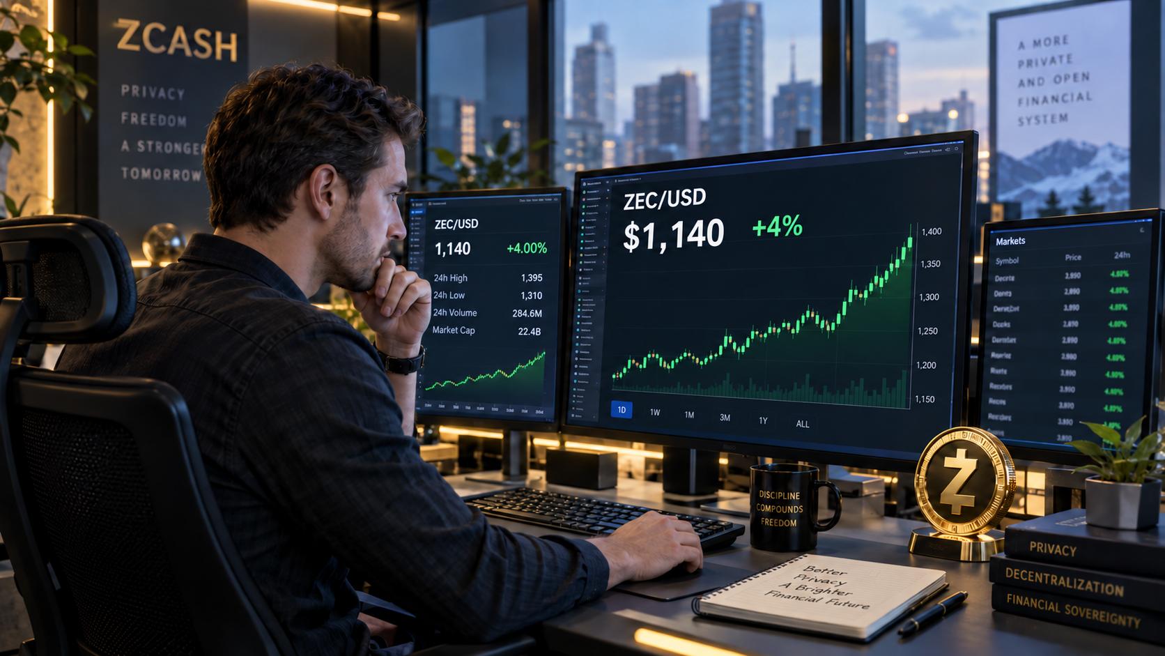 Zcash price slips from $1,300: could ZEC fall to $850 before targeting $2,500? image 1