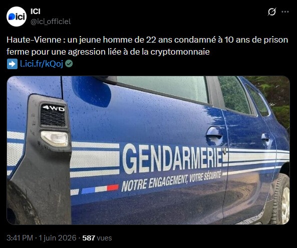 Ils voulaient lui voler ses cryptomonnaies : 10 ans de prison pour le principal agresseur à Limoges