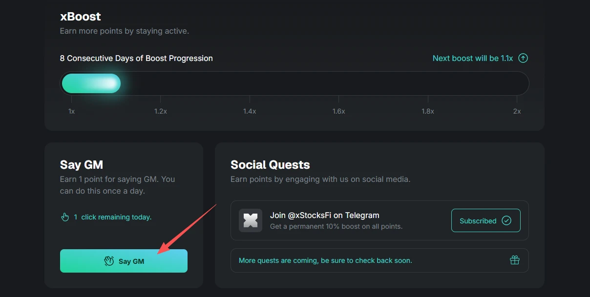 热门交互合集 | xStocks 积分活动已上线； Tempo 主网启动（ 3 月 25 日） image 3